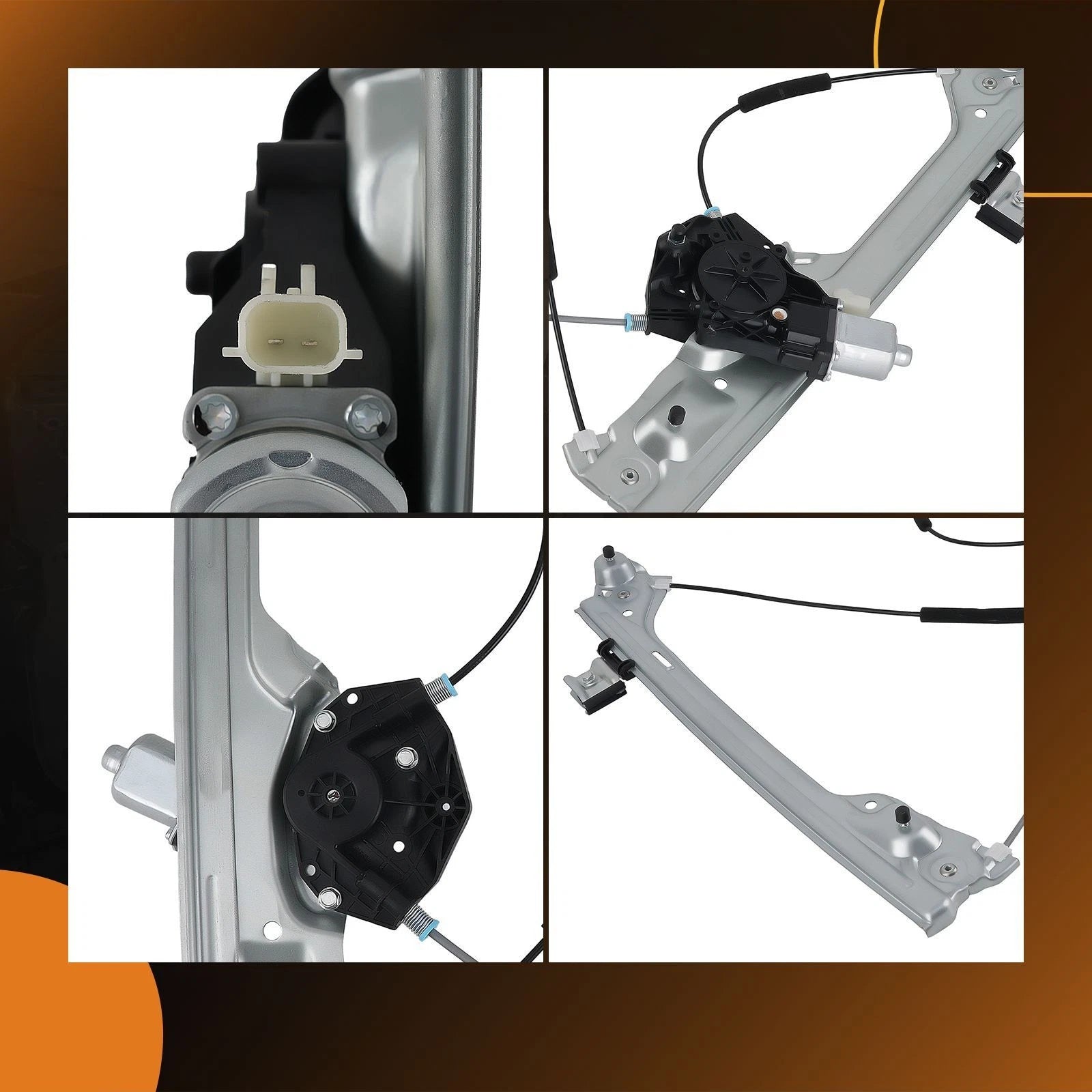Front Right Power Window Regulator with Motor for Silverado GMC Sierra (2014-2019)