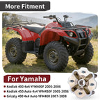 Rear Left Wheel Hub 1D9-F5311-01-00 for Yamaha Kodiak 400 450 4x4 (2005–2006)
