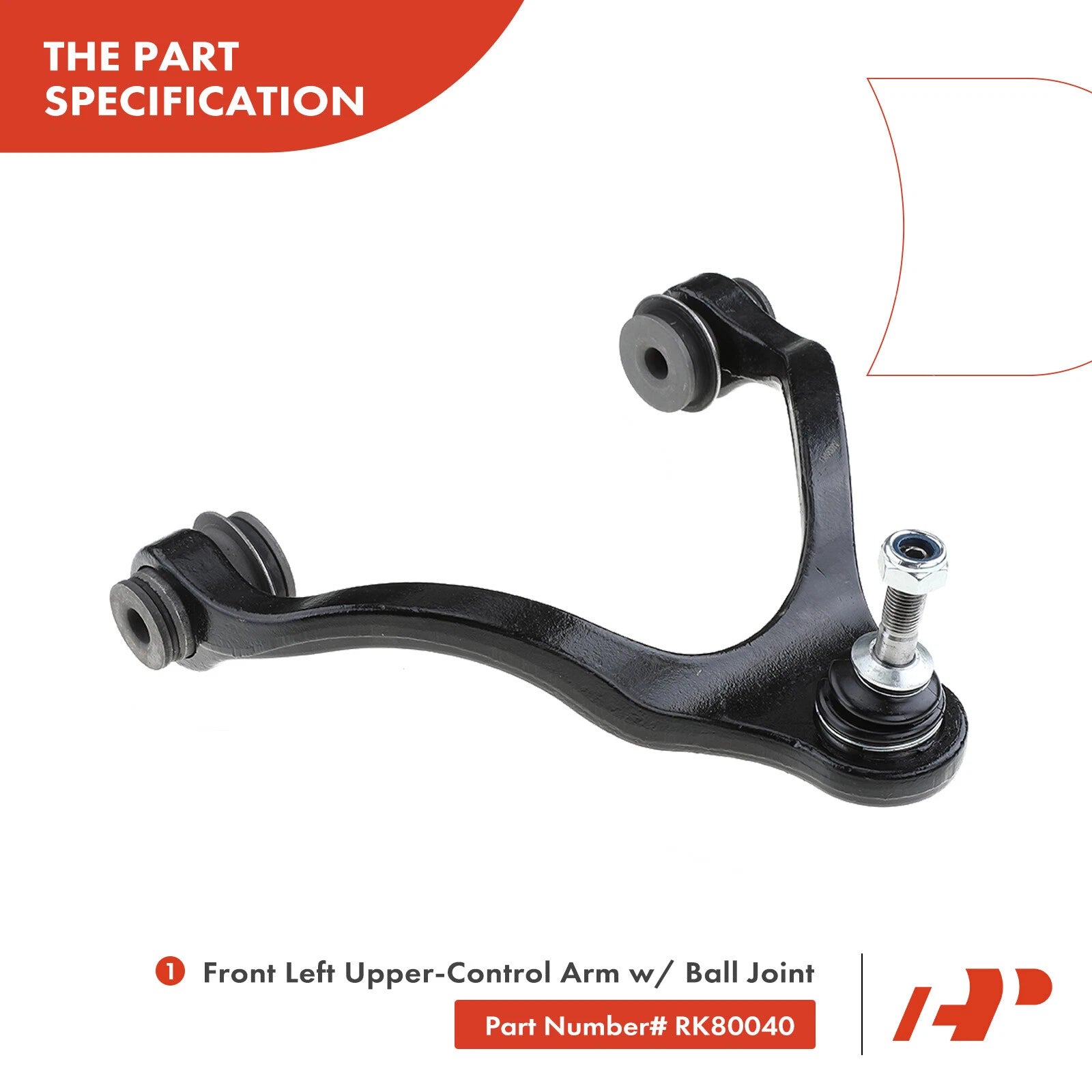 Front Left Upper Control Arm with Ball Joint for Ford Lincoln