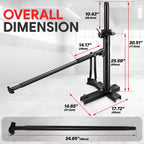 Portable Manual Tire Changer for Sedans SUVs (15"-21" Tires)
