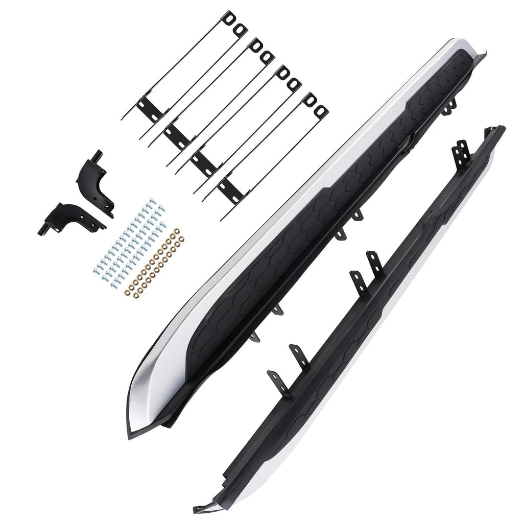 Heavy Duty Running Board Side Step for Honda CR-V (2017–2022) Black Silver