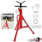 2X Steel V-Head Pipe Stand for Automotive Use (Folding Tripod)