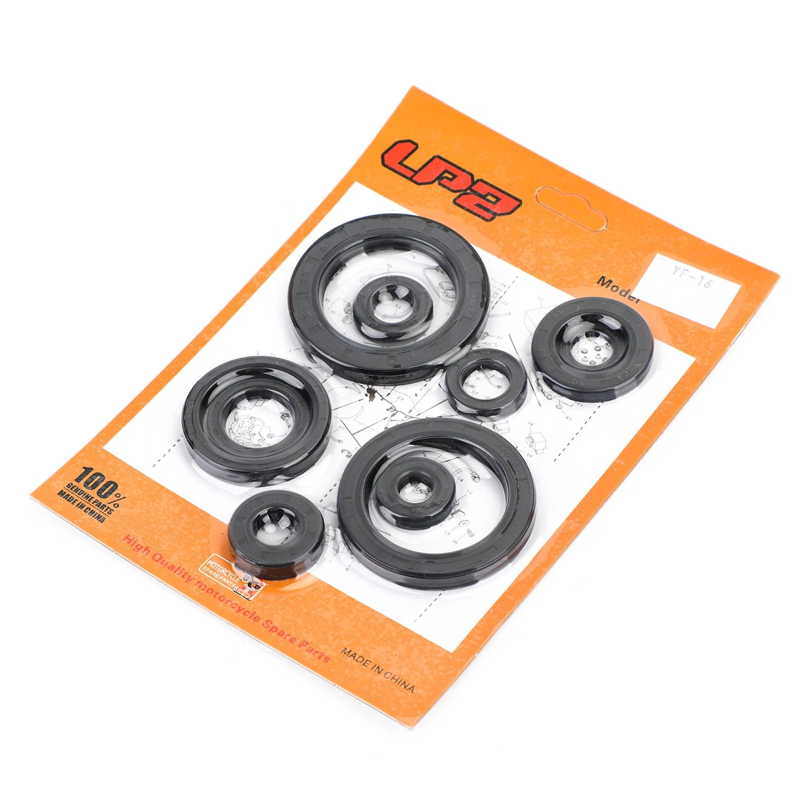 10pcs Engine Oil Seal Kit for Honda CRF450R (2007–2008)