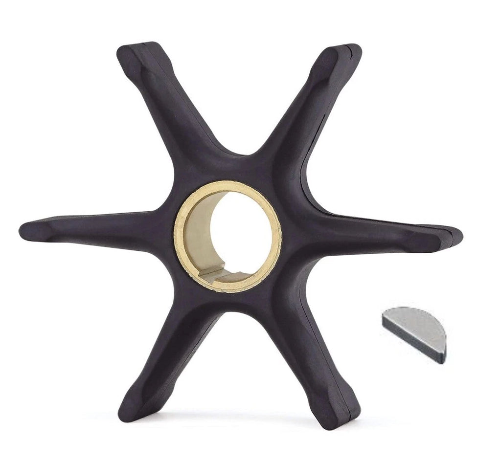 Water Pump Impeller with Key 308928 for Johnson Evinrude (1970–2023)