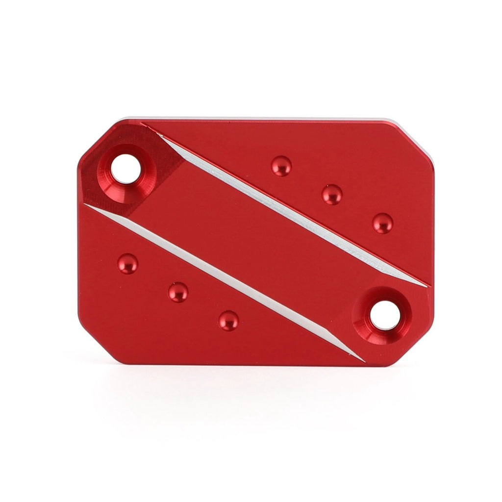 CNC Front Brake Fluid Reservoir Cover Red for Piaggio MP3 300 400 500 (2015–2021) T9