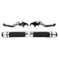 Silver Extendable Brake Clutch Levers Grip Set for BMW S1000R S1000RR (2010-2023)