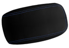 Leather Console Lid Armrest Cover for Hummer H3 (2005–2010) Blue Stitch