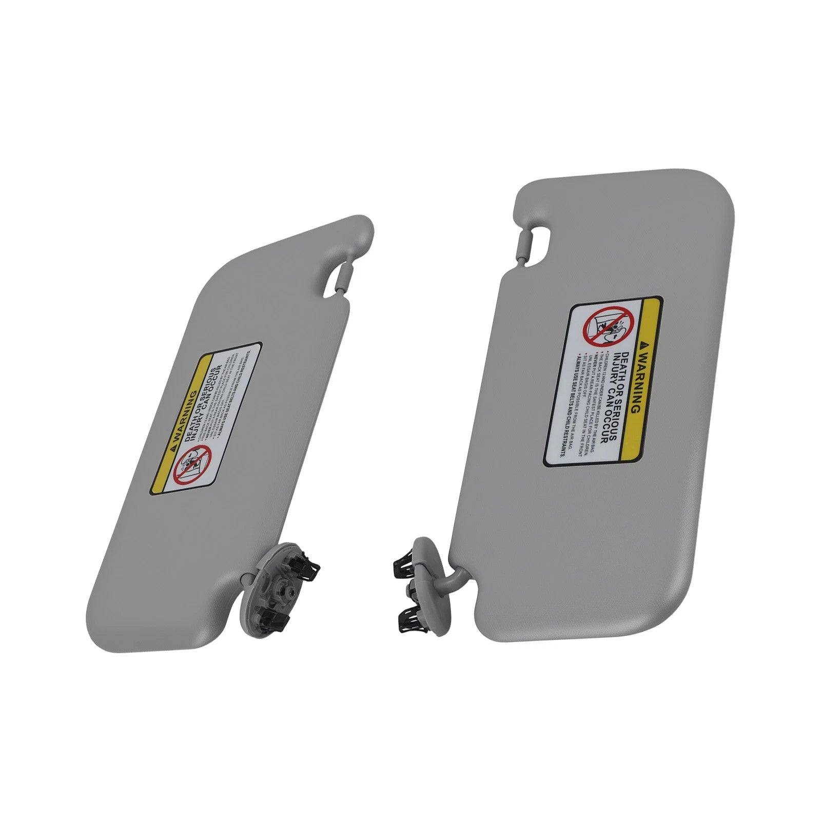 Sun Visor Set for Toyota Corolla (2009-2013) Gray Left Right