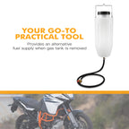 4L Auxiliary Fuel Tank for Motorcycle Dirt Bike ATV Street (Universal)