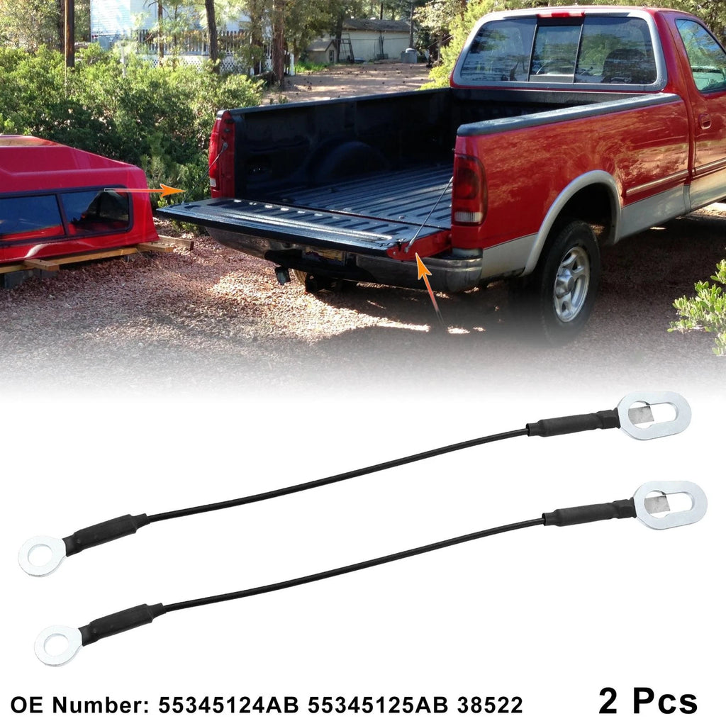 2X Tailgate Cables Holders for Dodge Ram 1500 2500 (1994–2002) 55345124AB