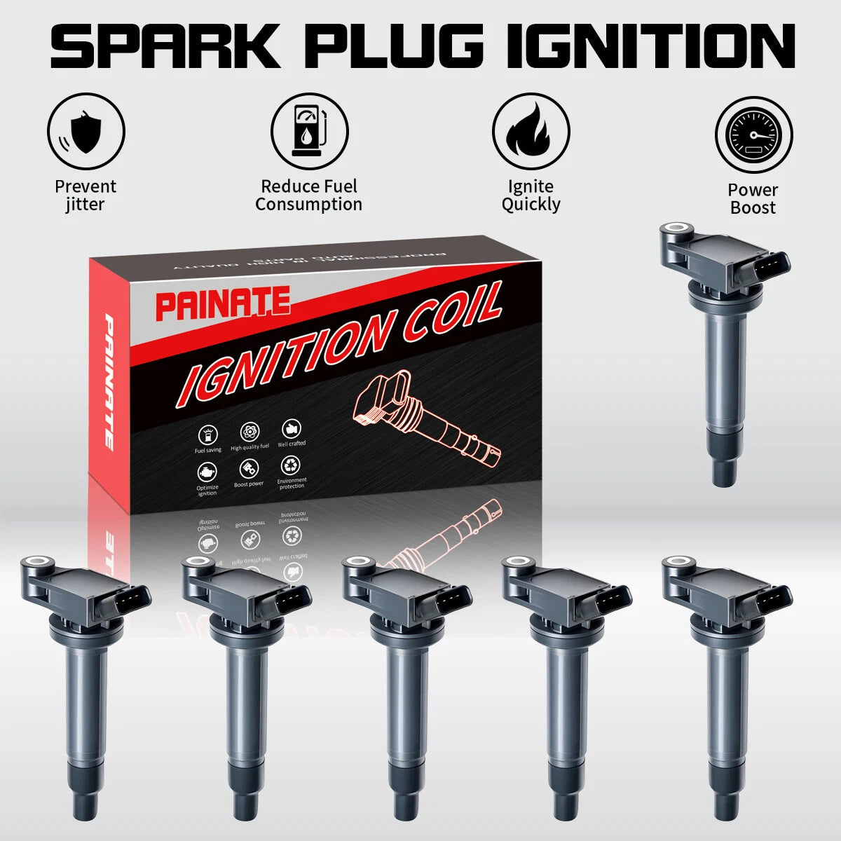 6X Ignition Coil Pack OEM UF267 for Lexus Toyota Avalon Sienna Camry (1995–2005)