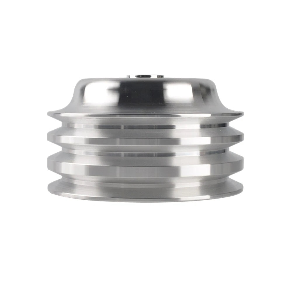 3 Groove Aluminum Crankshaft Pulley for Chevy SBC 350 (1970–1985)