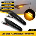 Dynamic LED Sequential Side Marker Turn Signal Light for BMW E82 E90 E92 E88 (2007–2013)