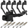 6X Ignition Coils and Spark Plugs for Mercedes-Benz SL550 (2013–2020)