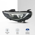 Halogen Headlight for Buick Regal (2018–2020) Left Driver Side, Bulb