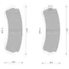 Rear Disc Brake Pads set for Nissan Patrol Wagon GU Y61 (2001-2010)