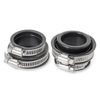 Set of 2 Air Box Frame Rubber Boots w/Clamps for Honda TRX 250X 300EX 300X (1987–2009)