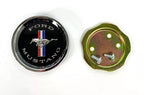 Black Center Cap for 1964–1966 Ford Mustang Tri-Bar Pony Styled Steel Hubcap
