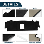 Dashboard Cover Mat for Nissan Sakura (2023–2023) Black