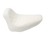 Rider Driver Seat Cushion White for Harley Heritage Softail FLSTC (2006-2017)
