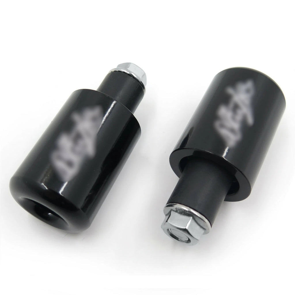 Weight Bar End Black Rubber for Kawasaki Ninja 250R EX250 (1987–2012) & 650R EX650 (2006–2012)