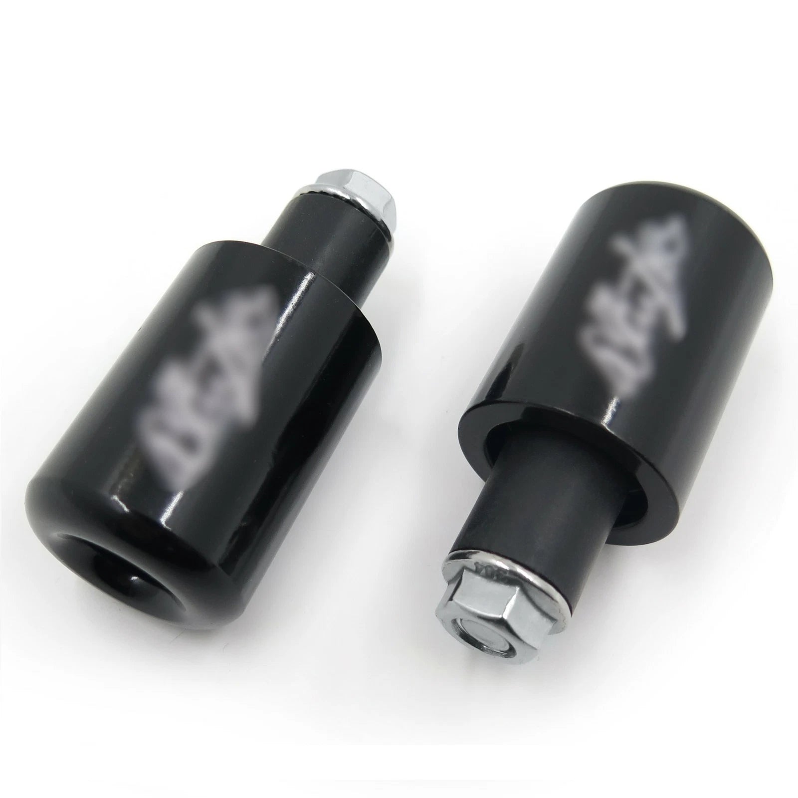Weight Bar End Black Rubber for Kawasaki Ninja 250R EX250 (1987–2012) & 650R EX650 (2006–2012)