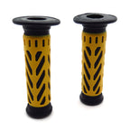 Yellow Gel Hand Grips 25mm 1" for Yamaha Kawasaki Suzuki Bruin Grizzly Kodiak