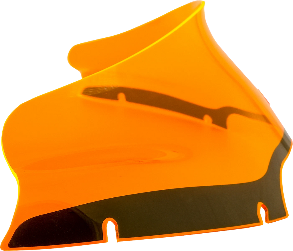 Klock Werks 6" Kolor Flare Windshield for FLTR (KWW-01-0628) - Orange Ice