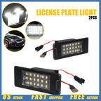 2 LED License Plate Lights for Chevrolet Malibu (2016–2022) & Equinox (2018–2022)