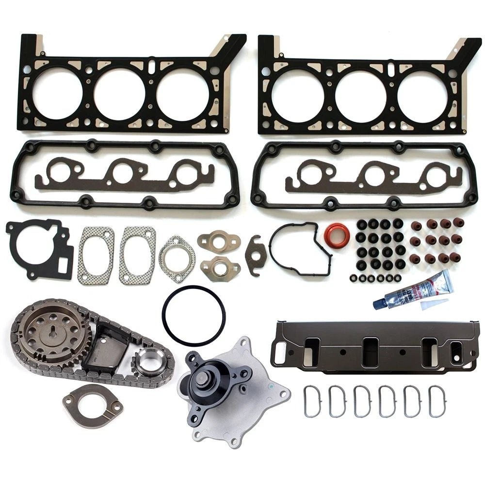 Head Gasket Set, Water Pump, Timing Chain Kit for Dodge Caravan (2001–2004)