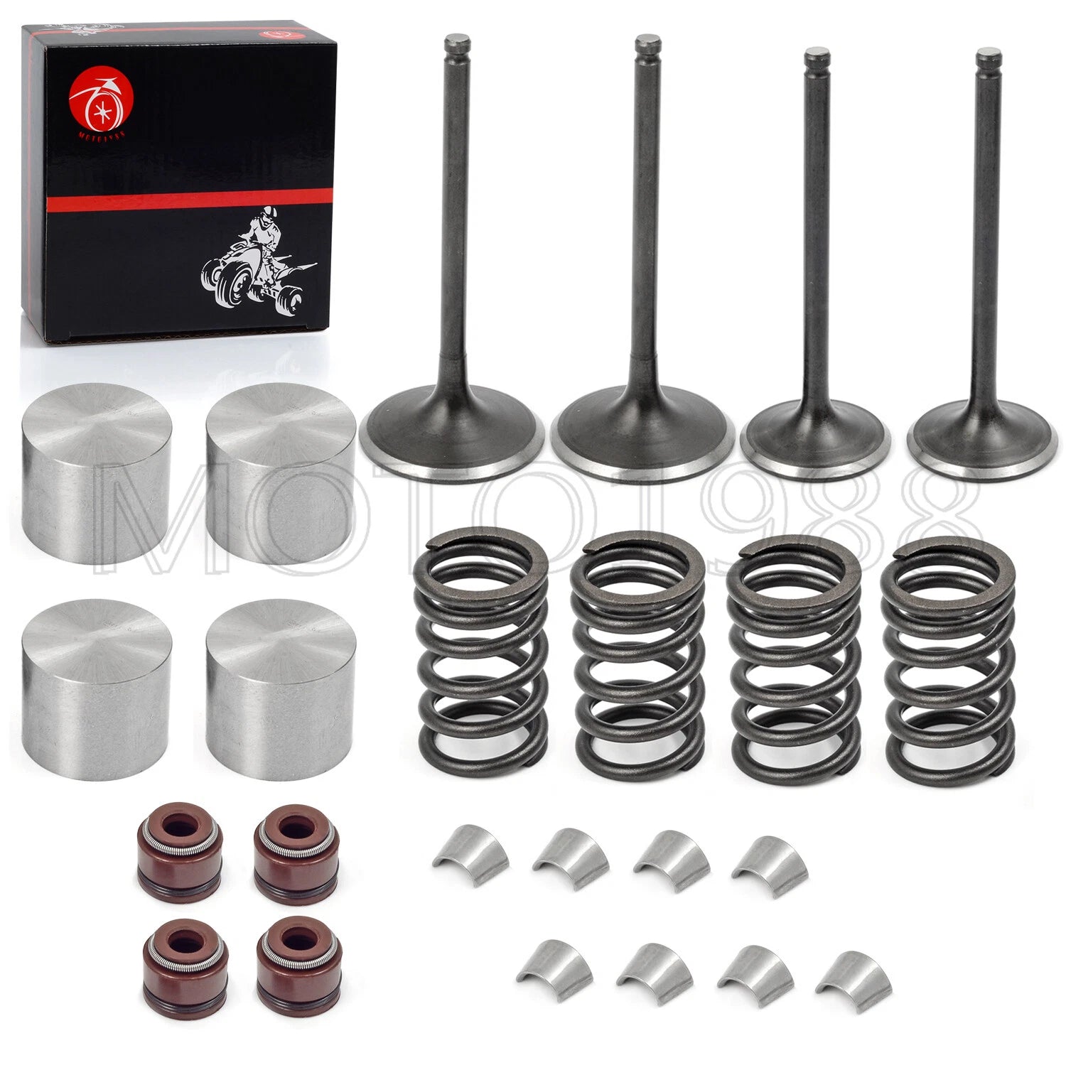 Intake & Exhaust Valve Spring Seal Kit for Suzuki DRZ 400 E/S/SM (2000–2022)