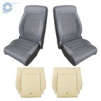 Set of 2 Cloth Seat Covers with Foam Cushion for Jeep Wrangler (2007–2012)