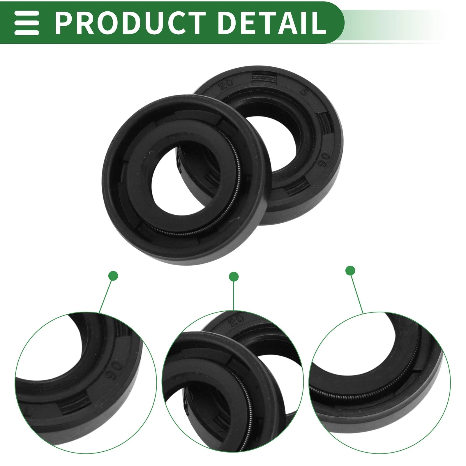 Oil Seal for Rotary Shaft (10x20x5mm)