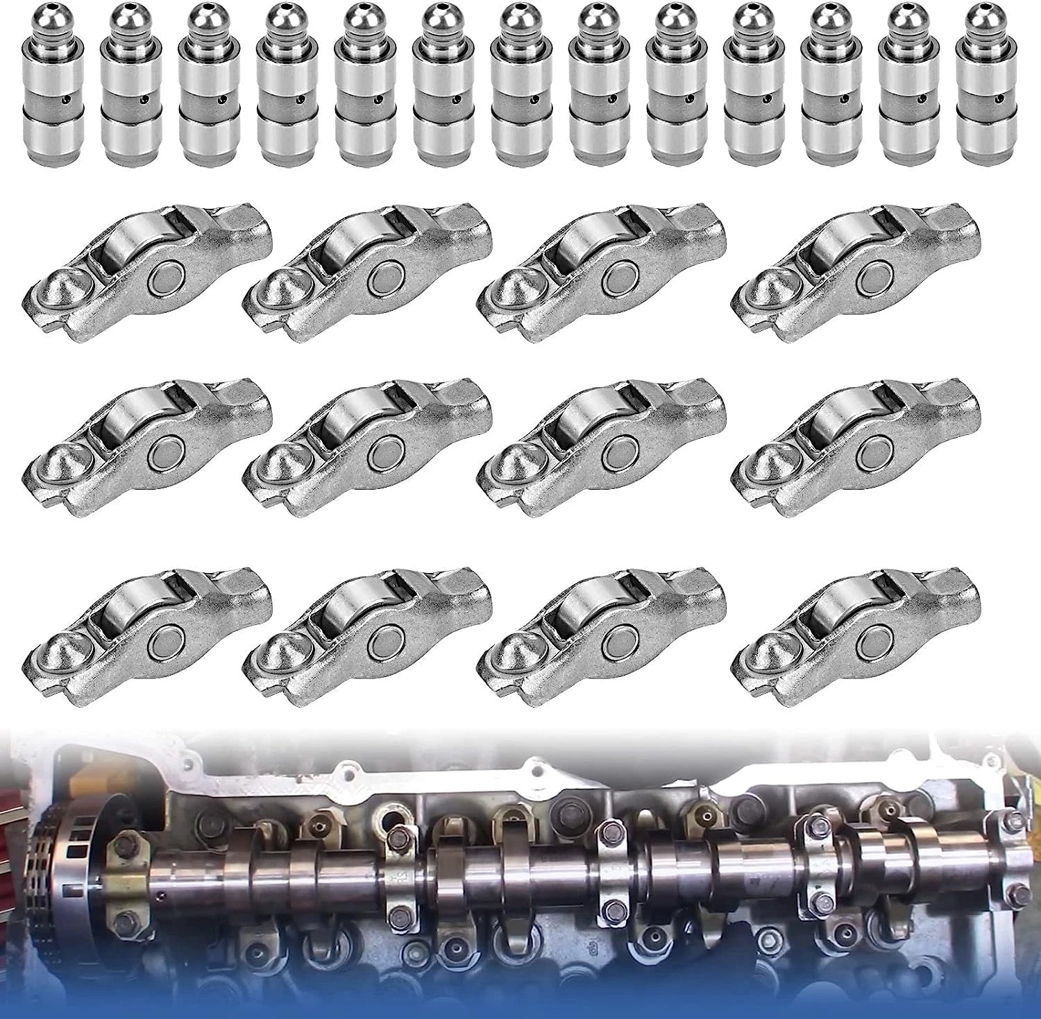 Rocker Arm & Lifter Kit for Chrysler Dodge Jeep Ram 3.6L (2011–2019)
