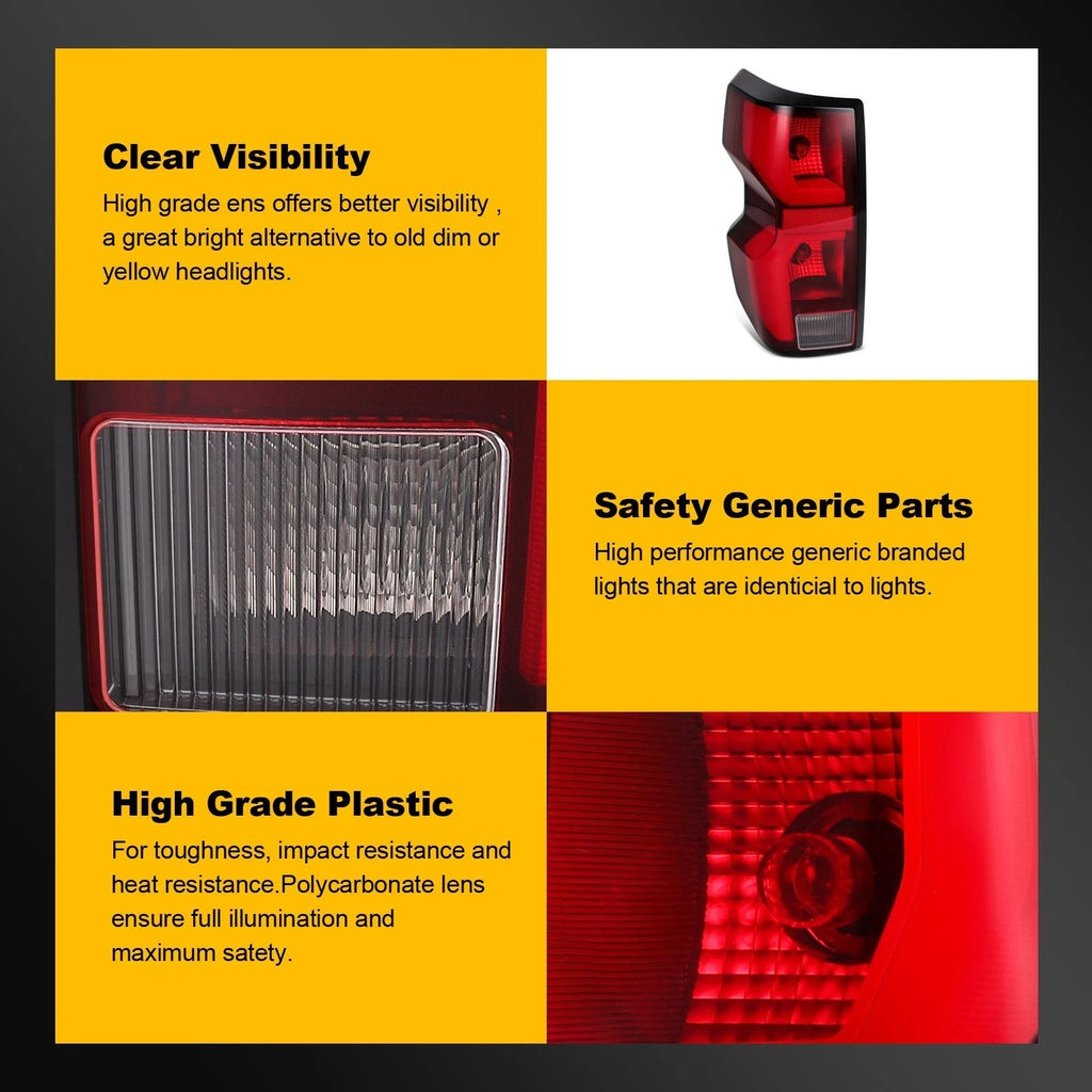 Rear Left LED Tail Light for Chevrolet Colorado (2023–2025)