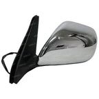 LH Chrome Electric Mirror for Toyota Landcruiser Prado 120 Series (2002–2009)