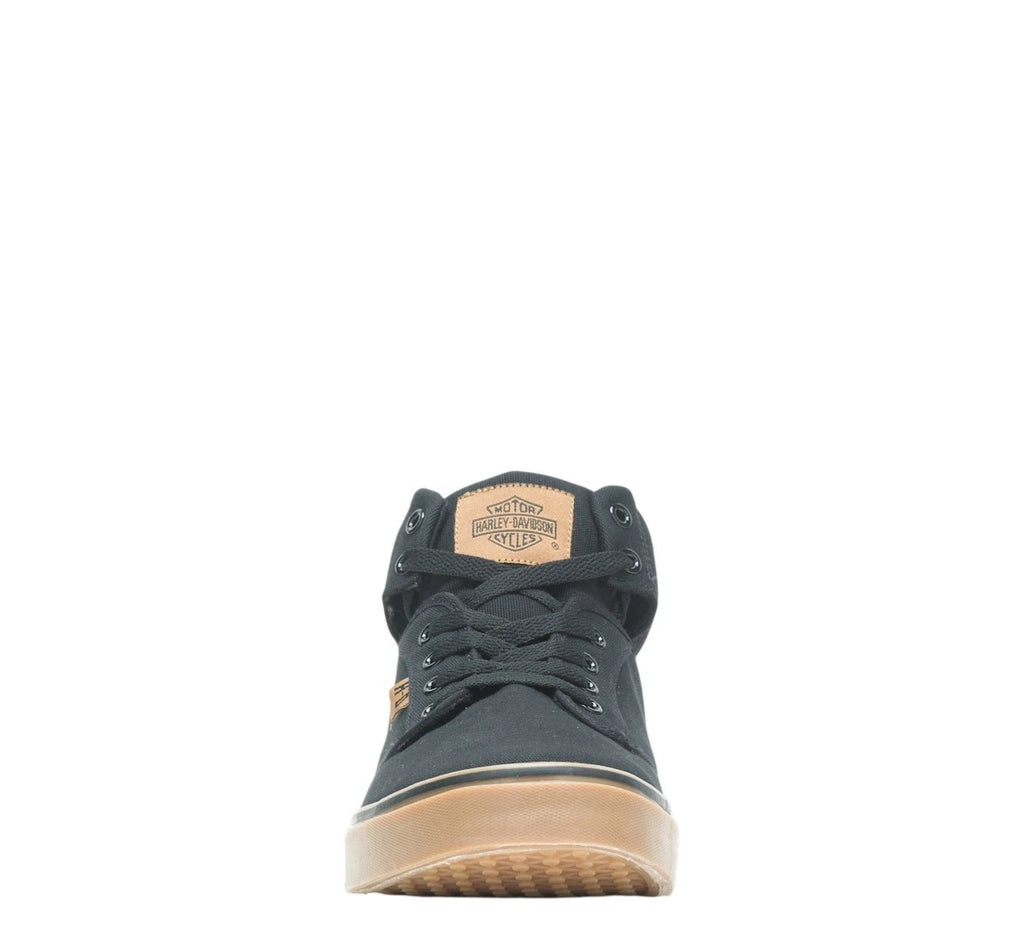 Wrenford Black Canvas Sneakers for Harley-Davidson (Size 13) D93544