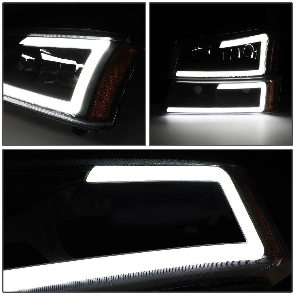 LED Bar Headlight Bumper Lamp for Chevy Avalanche (2003–2007)
