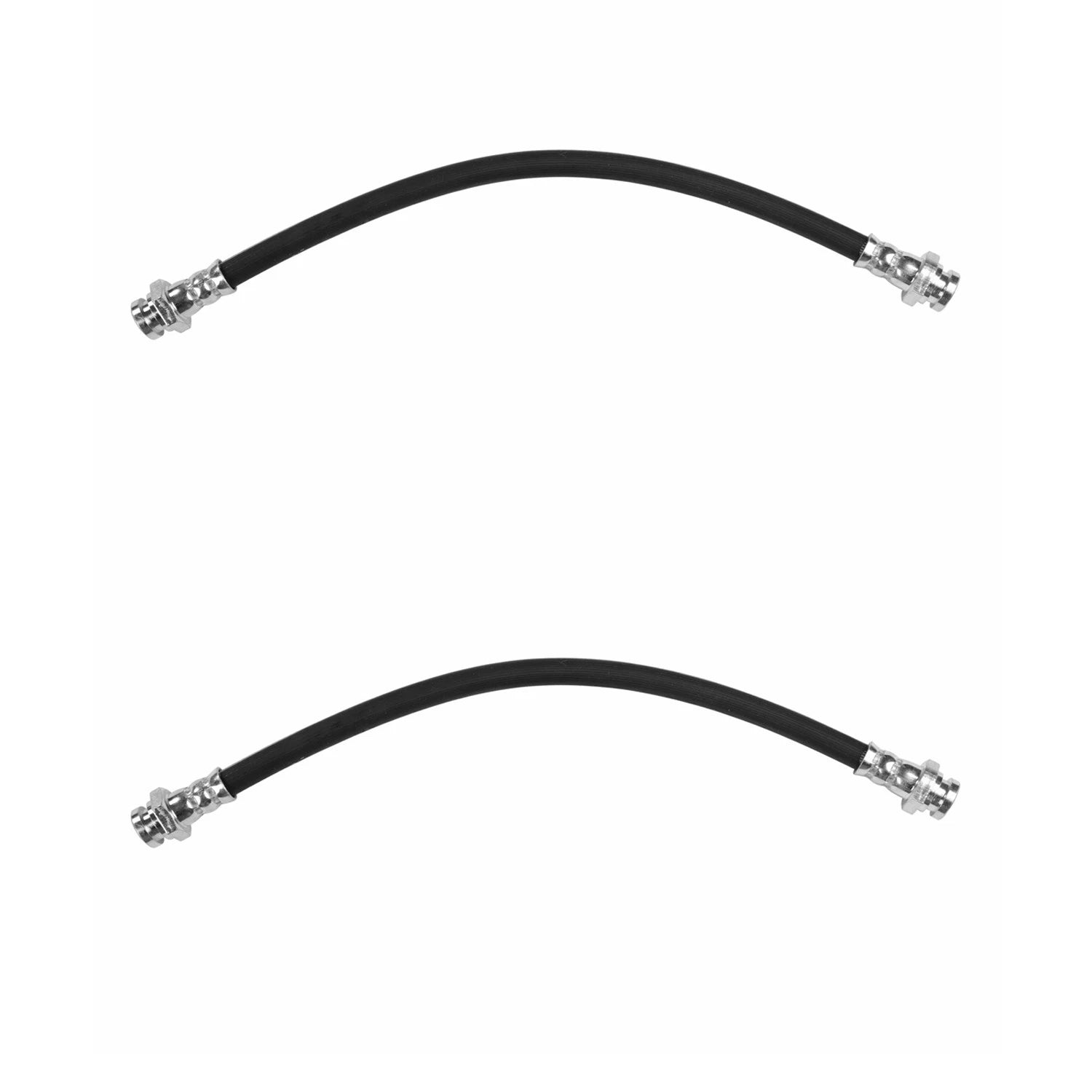 Set of 2 Rear Brake Hydraulic Hoses for Mazda 323 (1986–1989) EPDM