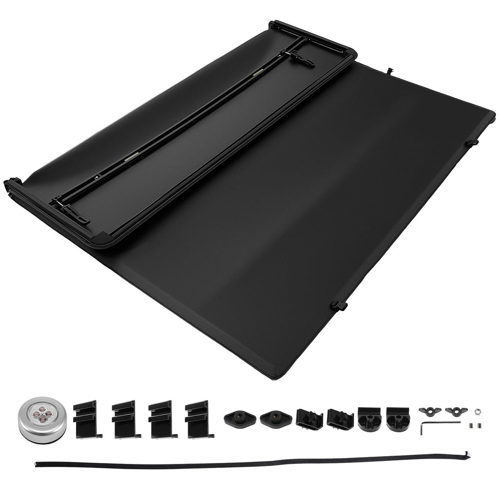 6ft Soft Tri-Fold Tonneau Cover for Nissan Frontier (2005–2026) Vinyl