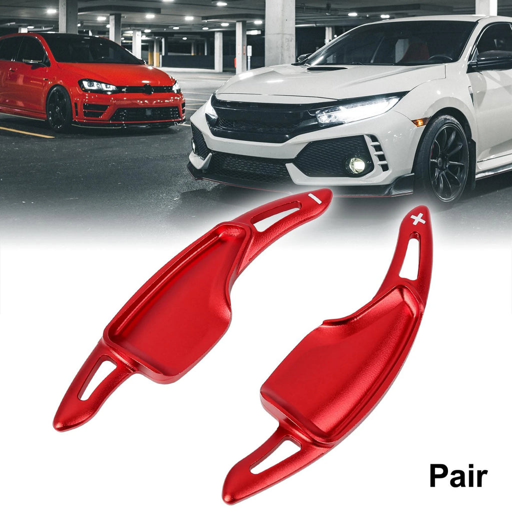 Pair Red Shift Paddle Shifters for Chevrolet Camaro (2016–2019)
