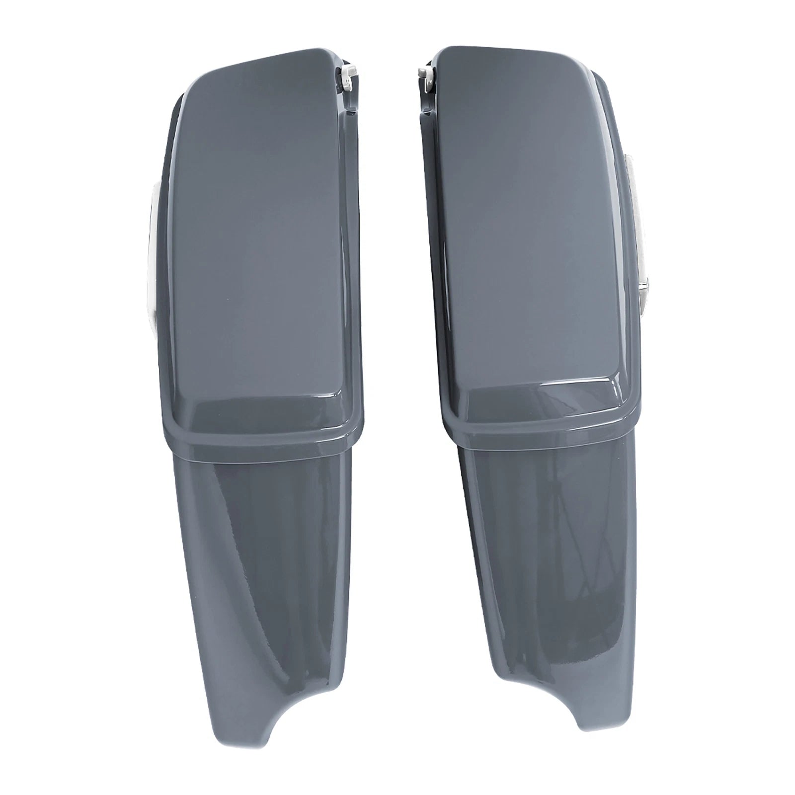 4" Stretched Saddlebags for Harley CVO Street Road Glide (2014–2024) Gunship Gray