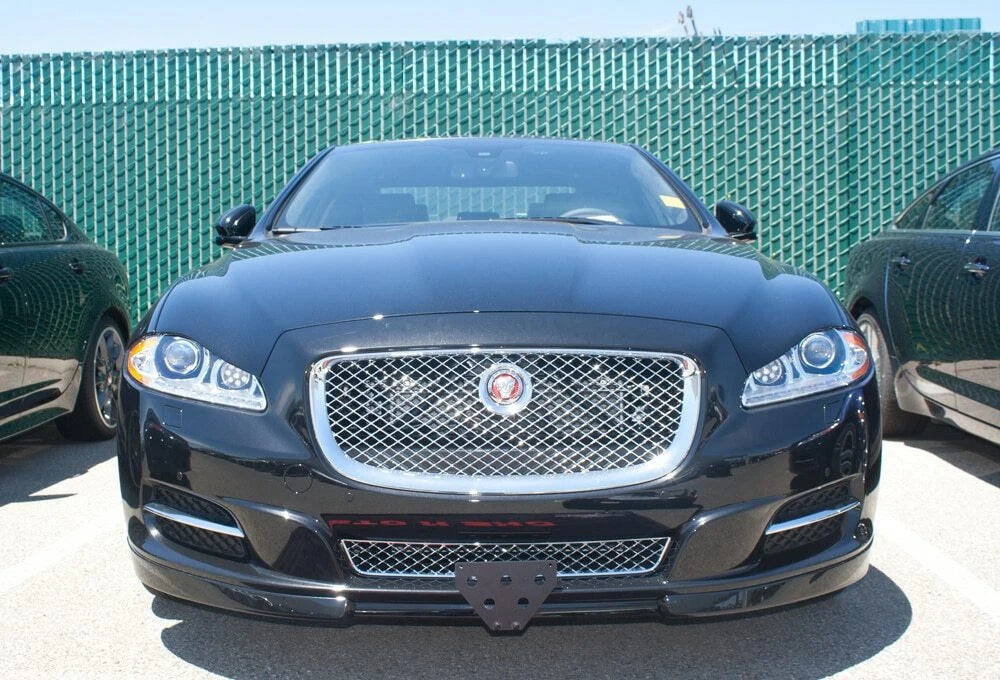 License Plate Bracket Removable Metal for 2013–2015 Jaguar XJ