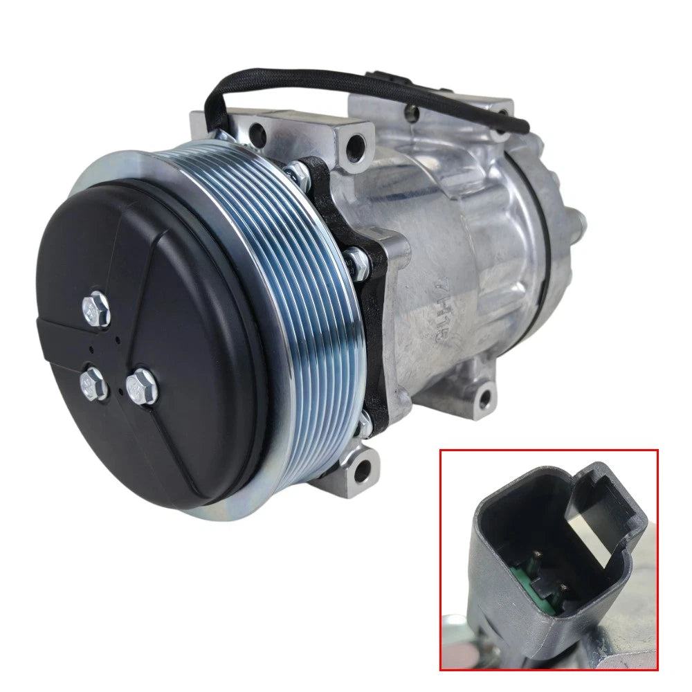 SD7H15 A/C Compressor for Volvo A25E A30F A40E L110H L120G L150F (–) VOE15082727