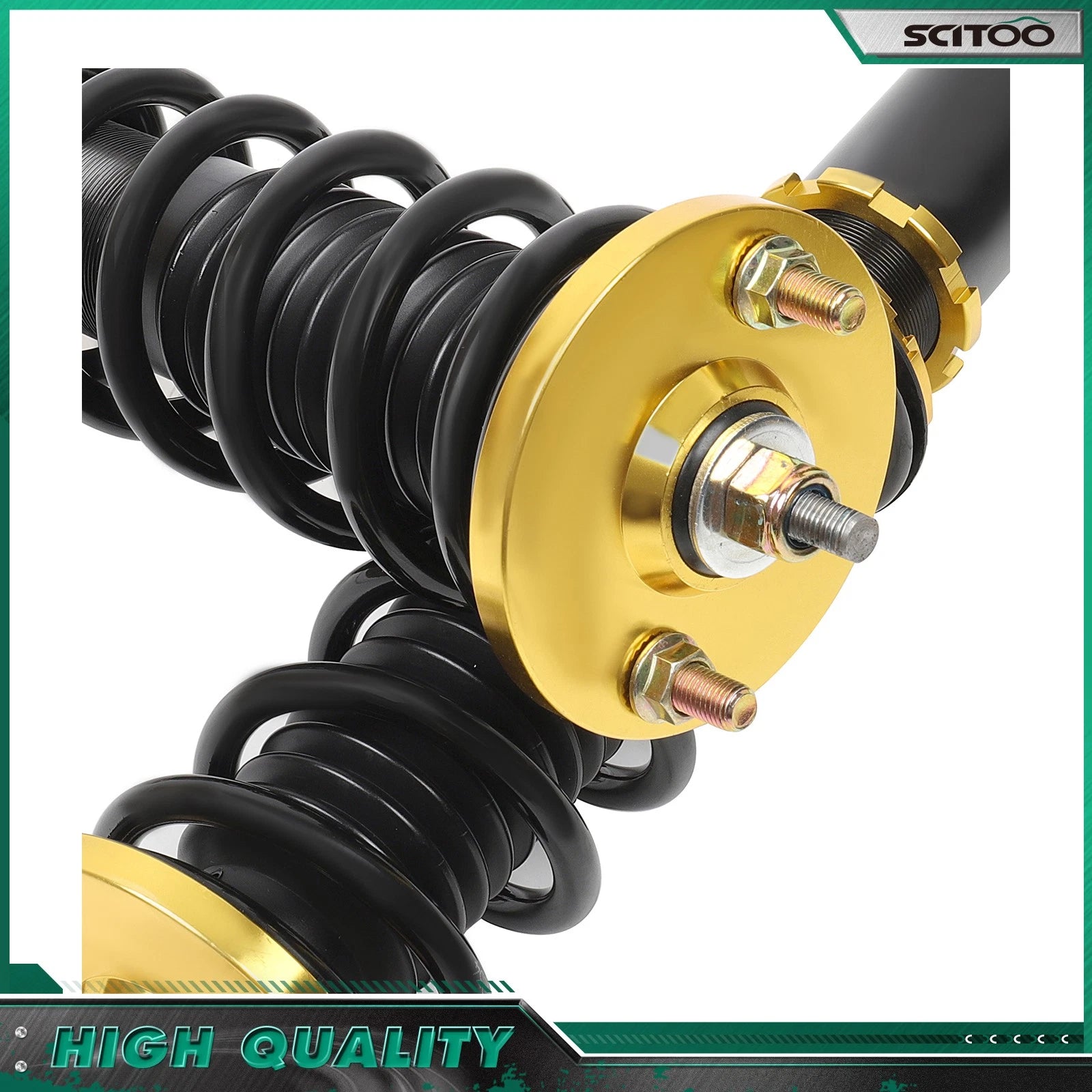 Coilovers Front+Rear Adjustable Height Struts Shock Kits for Honda Civic (1993–2000)