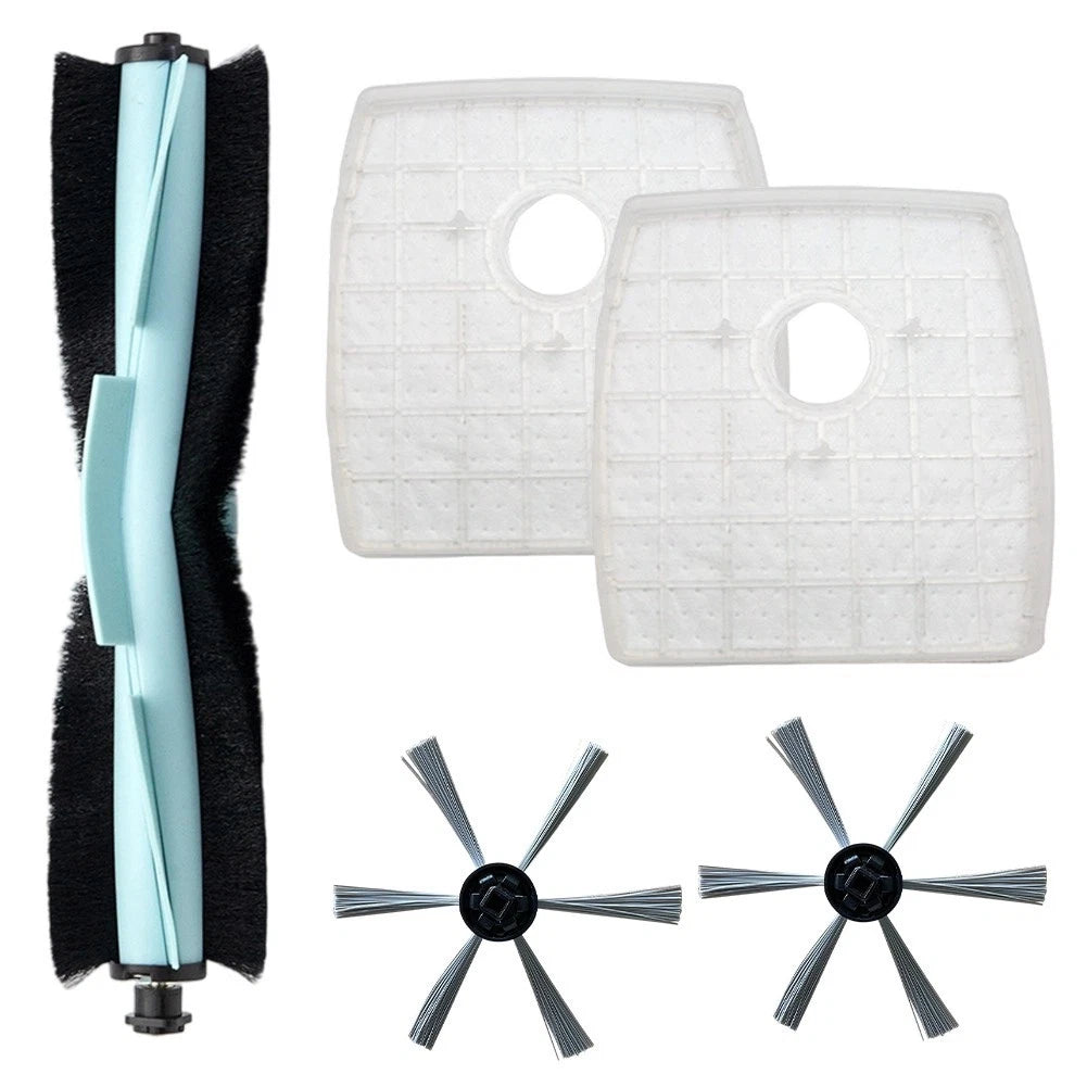 Main Brush Side Brushes Filter Kit for SilverCrest M690, WAP W310