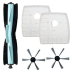 Main Brush Side Brushes Filter Kit for SilverCrest M690, WAP W310