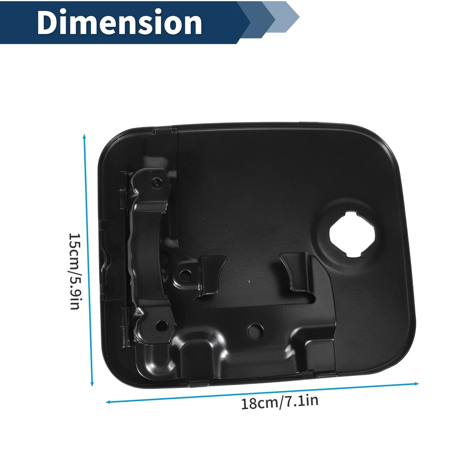 Fuel Tank Door for Toyota Tundra (2000–2002) Gas Filler Cover No. 773050C012