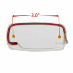 2X 4 Inch Red LED Double Bullseye Side Marker Light for RV