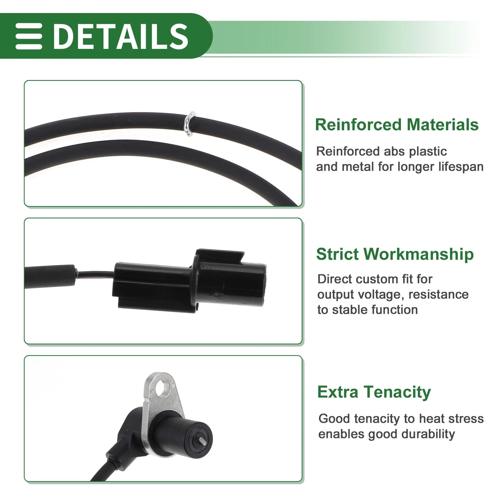 ABS Wheel Speed Sensor No.MR289342 for Mitsubishi Space Wagon (1991–1998)